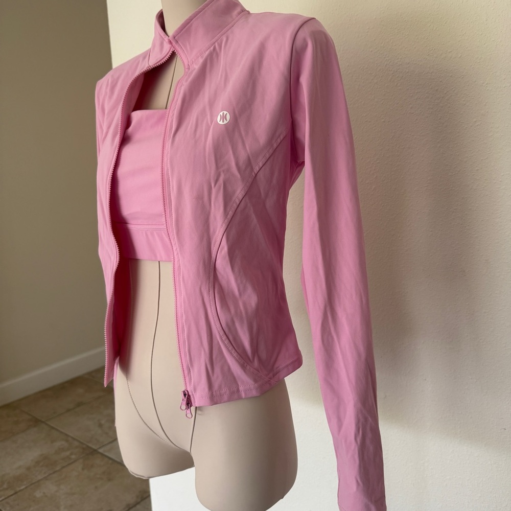 Astoria ~ LUXE BALANCE Zip Up Jacket - Candy Pink (M) - Picture 7 of 16